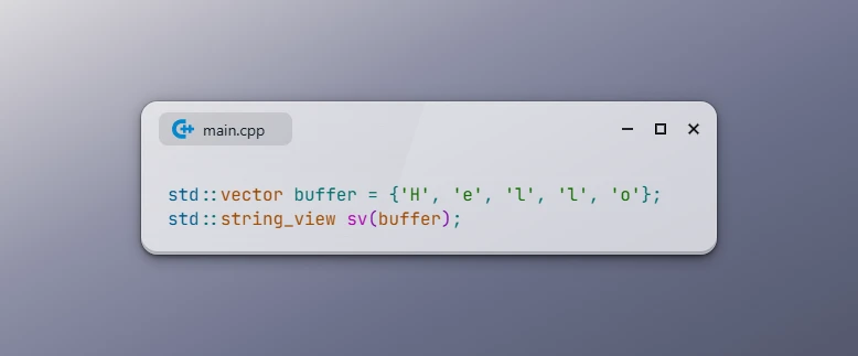 Create string_view From Range in C++23