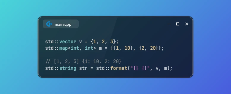 Format Ranges in C++23