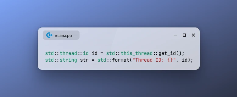 Format Thread ID in C++23