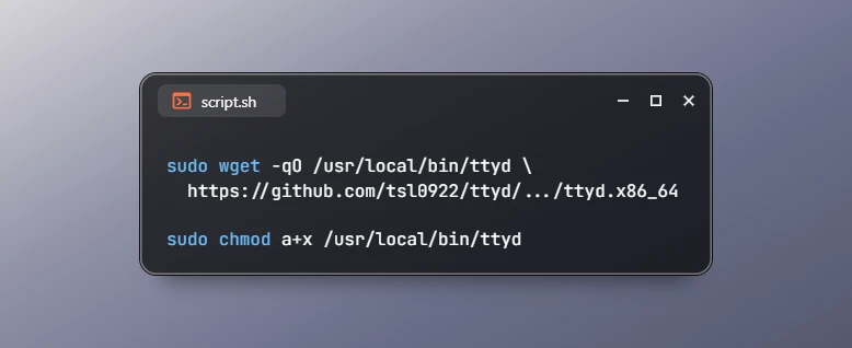 Install ttyd Terminal Sharing Tool on Ubuntu 24.04