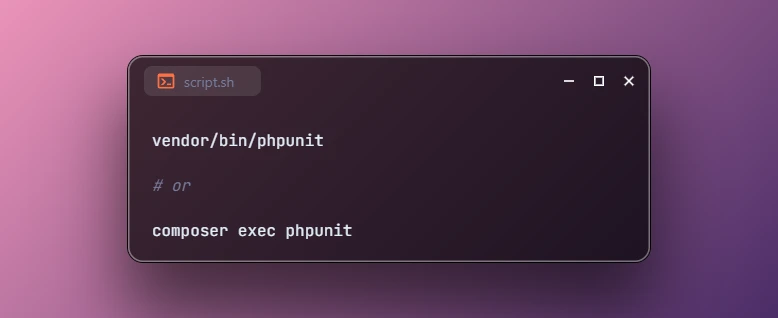 2 Methods to Run Vendored Script Installed with Composer