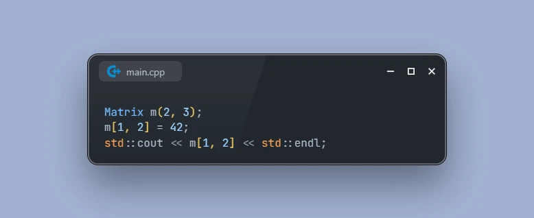 Use Multidimensional Subscript Operator in C++23