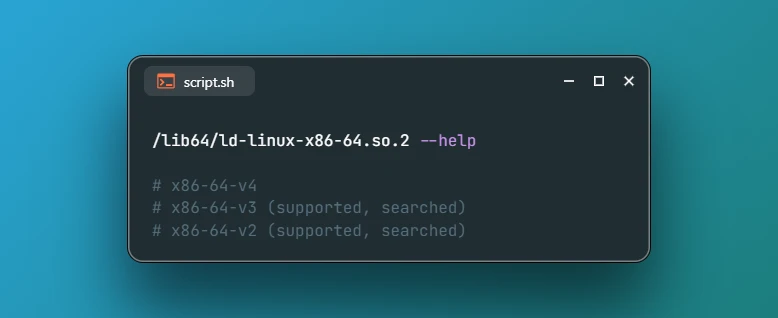 Check x86-64 Microarchitecture Level on Linux