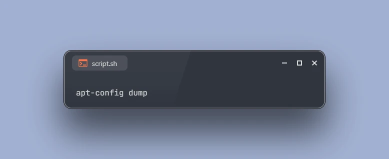 Get Configuration Settings using APT