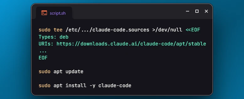 Install Claude Code on Ubuntu 26.04