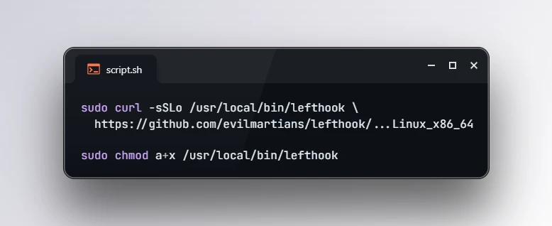 Install Lefthook on Ubuntu 26.04