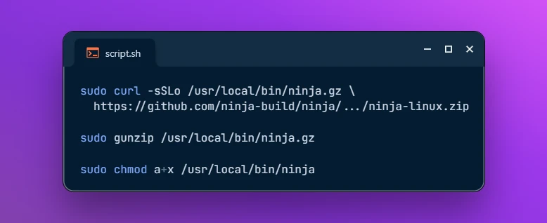 Install Ninja Build System on Ubuntu 26.04