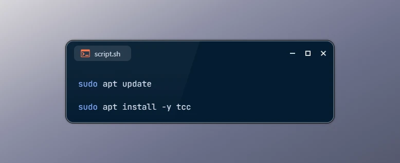 Install Tiny C Compiler on Ubuntu 26.04