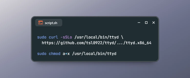 Install ttyd Terminal Sharing Tool on Ubuntu 26.04