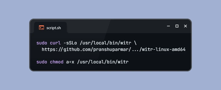 Install witr on Ubuntu 26.04
