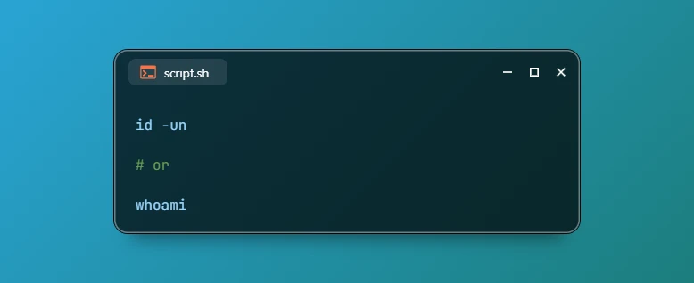 2 Methods to Get Username of Current User on Linux