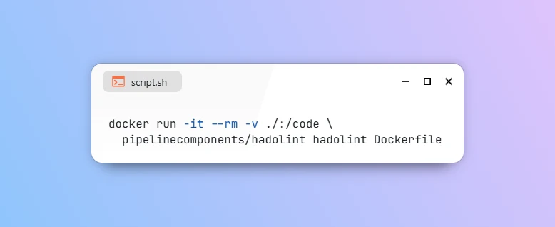 Run Hadolint Inside Docker Container on Linux