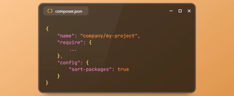 Sort PHP Packages in Requirements Section using Composer