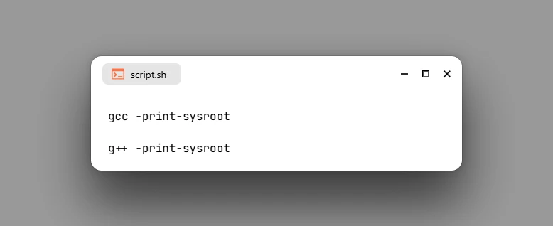 Get Sysroot that gcc or g++ Compiler Would Use for Compilation