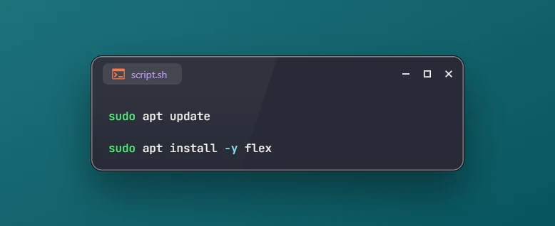 Install Flex Lexical Analyzer on Ubuntu 26.04