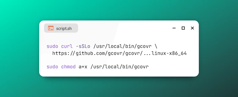 Install gcovr on Ubuntu 26.04