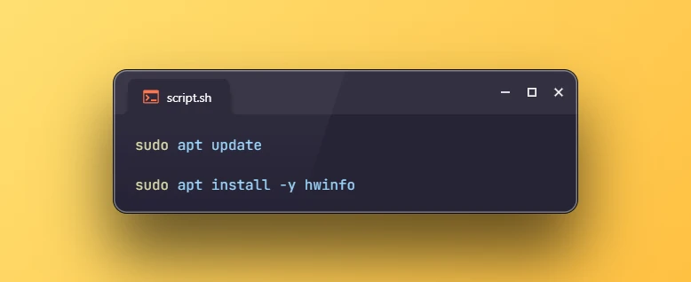 Install hwinfo on Ubuntu 26.04
