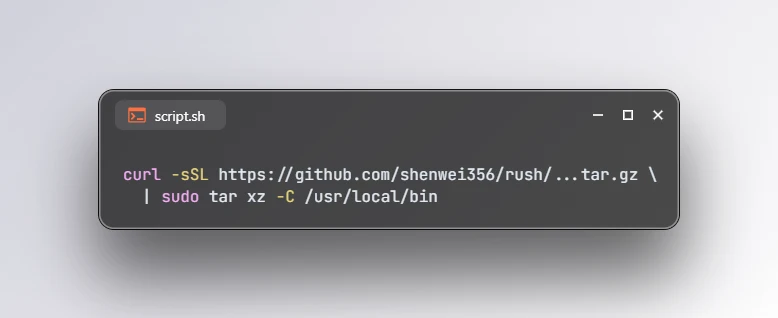 Install rush Parallel Task Runner on Ubuntu 26.04