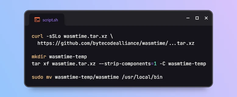 Install Wasmtime on Ubuntu 26.04