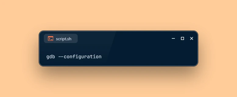 Check GDB Build Configuration Options