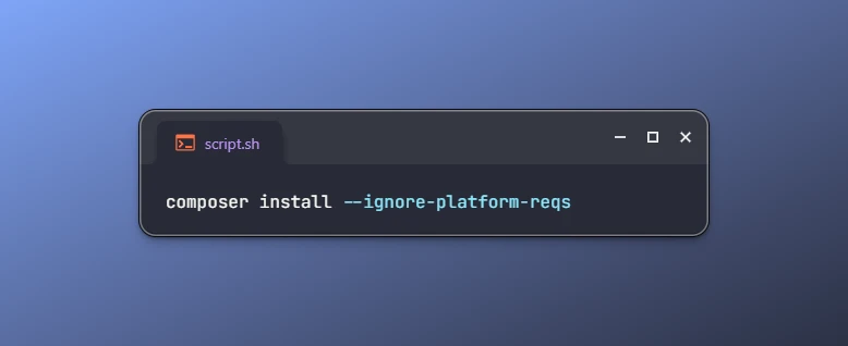 Ignore Platform Requirements in Composer