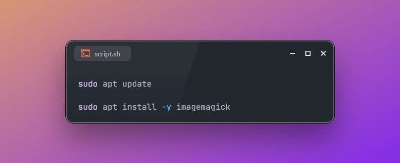 Install ImageMagick on Ubuntu 26.04