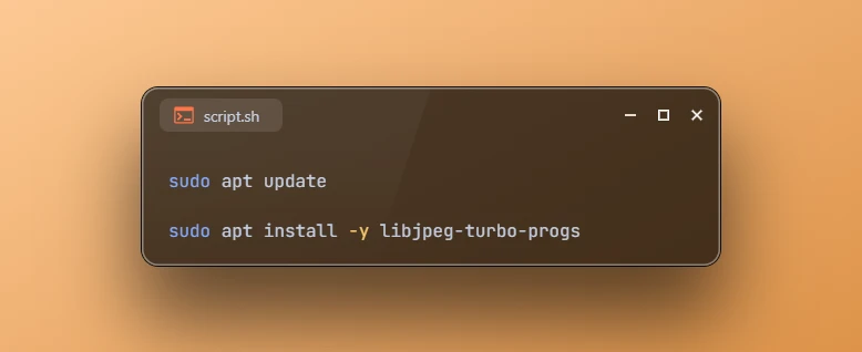 Install libjpeg-turbo Utilities on Ubuntu 26.04