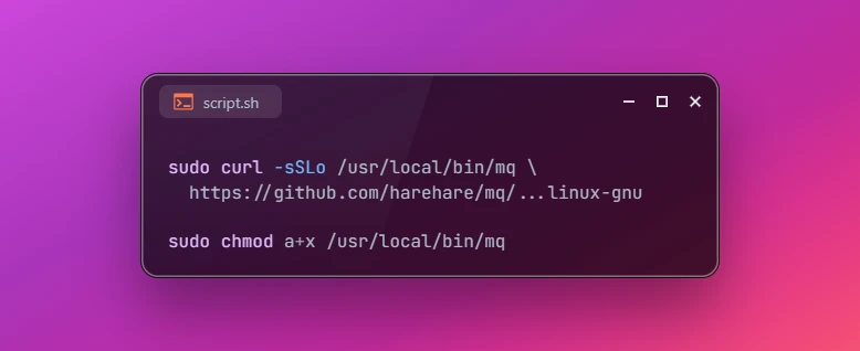 Install mq Markdown Processing Tool on Ubuntu 26.04