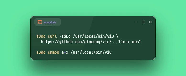 Install viu Terminal Image Viewer on Ubuntu 26.04