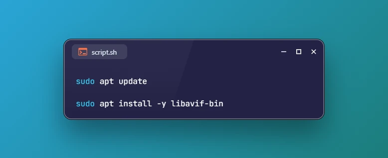 Install libavif Utilities on Ubuntu 26.04