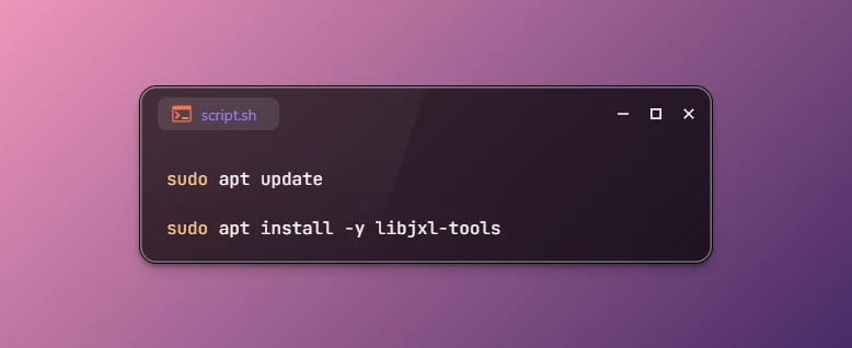 Install libjxl Utilities on Ubuntu 26.04