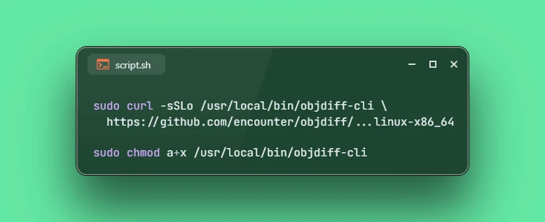 Install objdiff CLI on Ubuntu 26.04