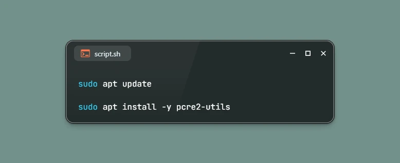 Install PCRE2 Utilities on Ubuntu 26.04