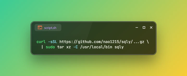 Install sqly on Ubuntu 26.04