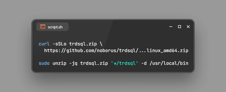 Install trdsql on Ubuntu 26.04