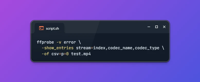 Get List of Streams in Media File using FFmpeg