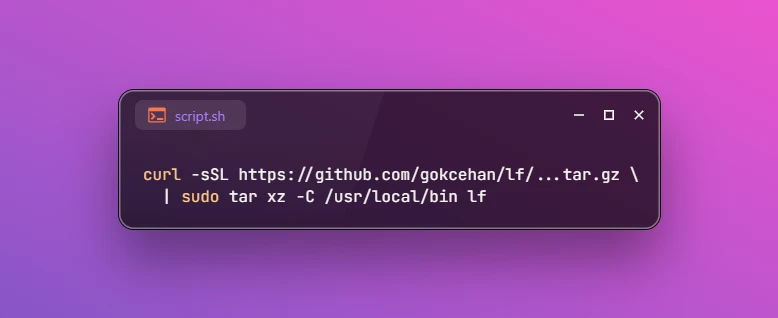 Install lf Terminal File Manager on Ubuntu 26.04