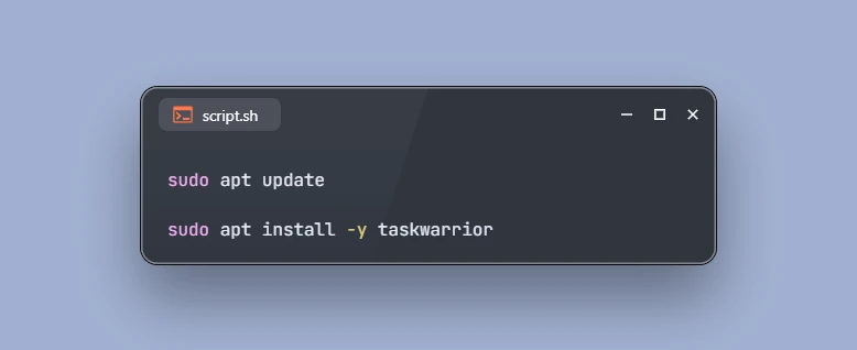 Install Taskwarrior on Ubuntu 26.04