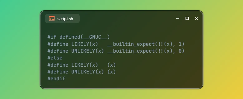 Use Branch Prediction Hints in C