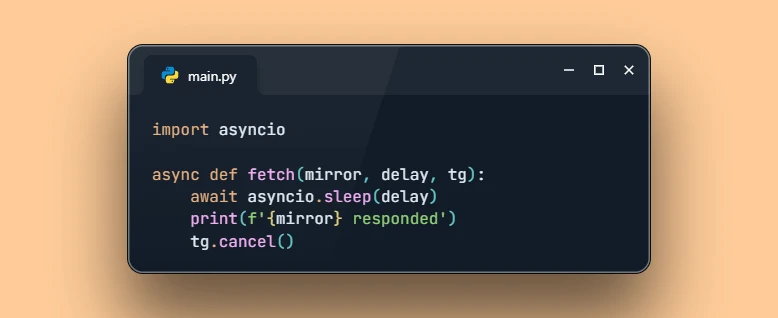 Cancel Task Group in Python 3.15