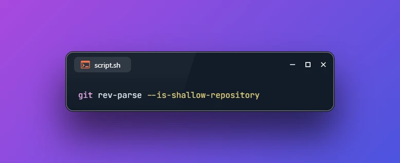 Check if Git Repository is Shallow