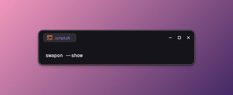 Check if Swap Memory is Enabled on Linux